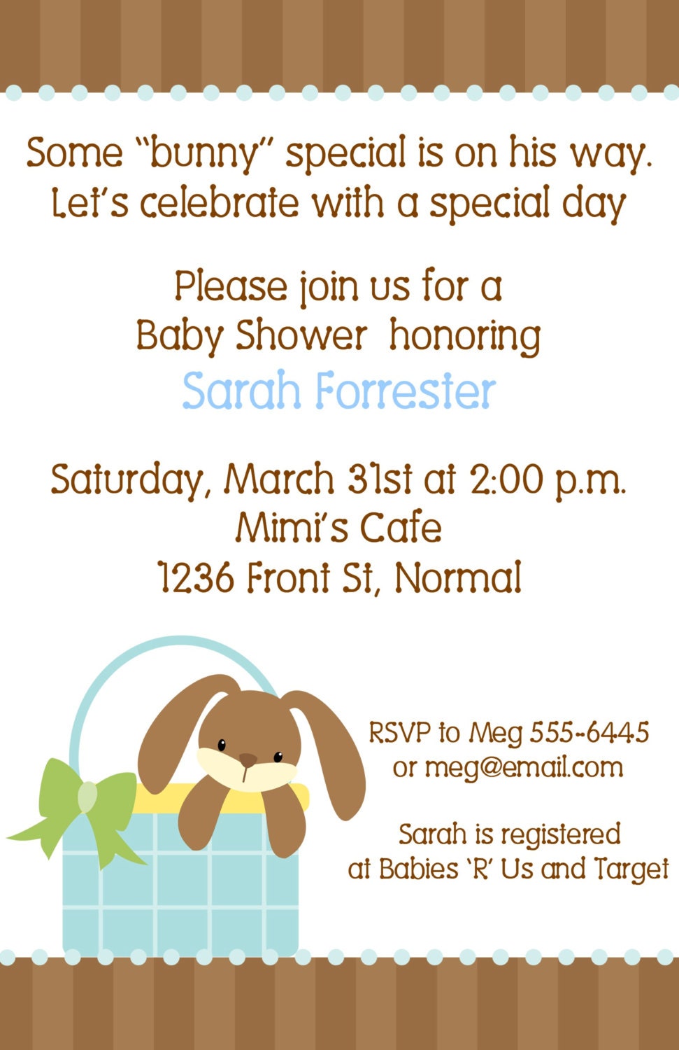 Blue Easter Bunny Baby Shower Invitations Il_570xn