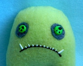 Mopey Monster - Cute Green Plush