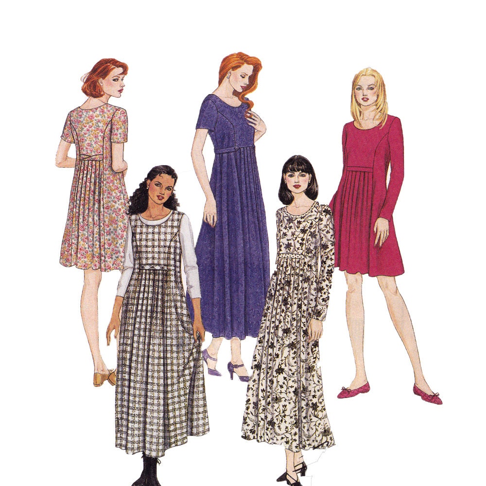Misses Princess Line Dress Sewing Pattern - Womens Dress Sewing Pattern - McCalls 7893 - Uncut, Factory Folds