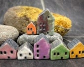 Lucky nr 7...Rustic Miniature Houses for Moss Terrariums or Pot Gardens