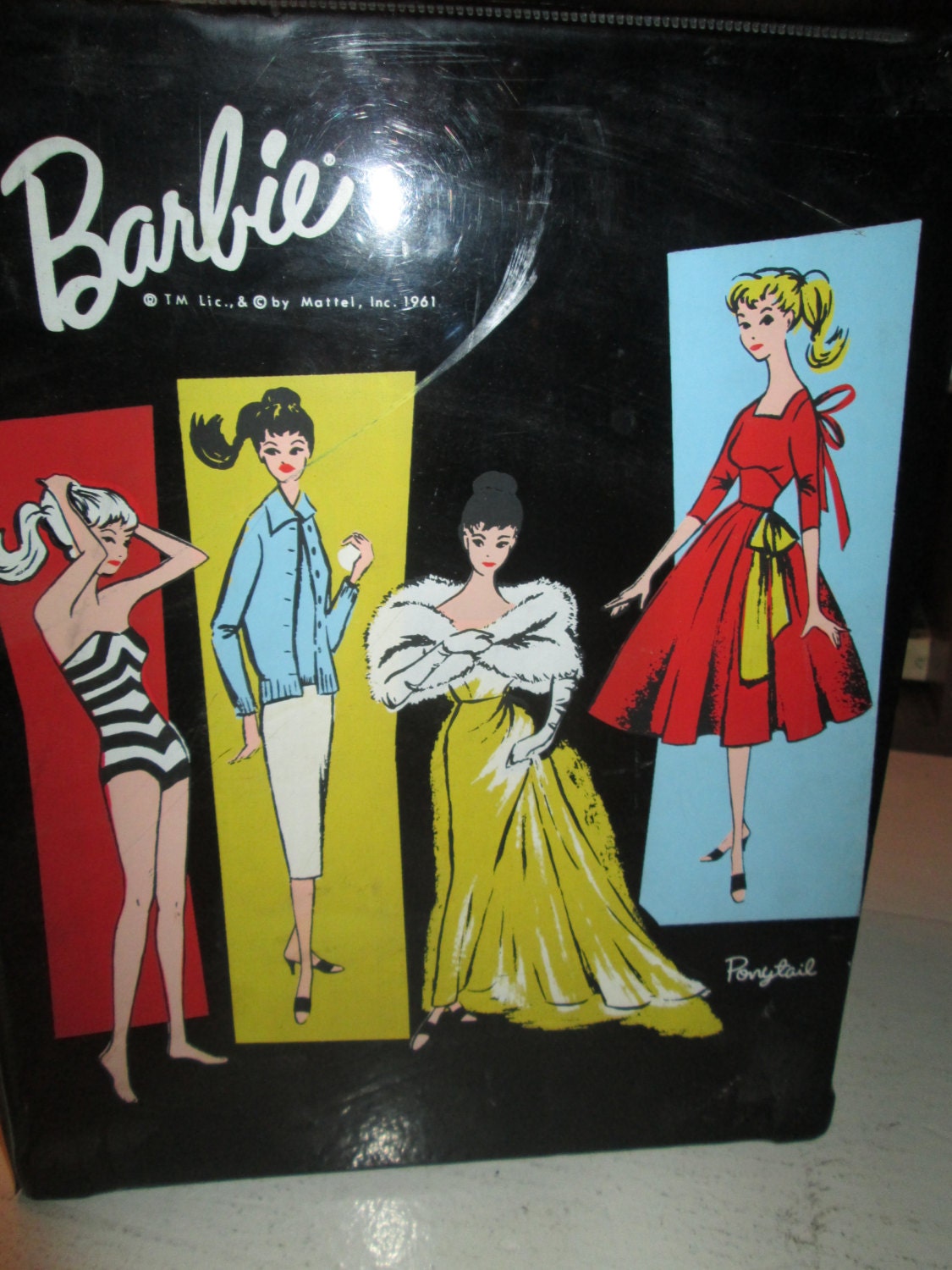 Vintage 1961 Barbie Trunk Ponytail Collection