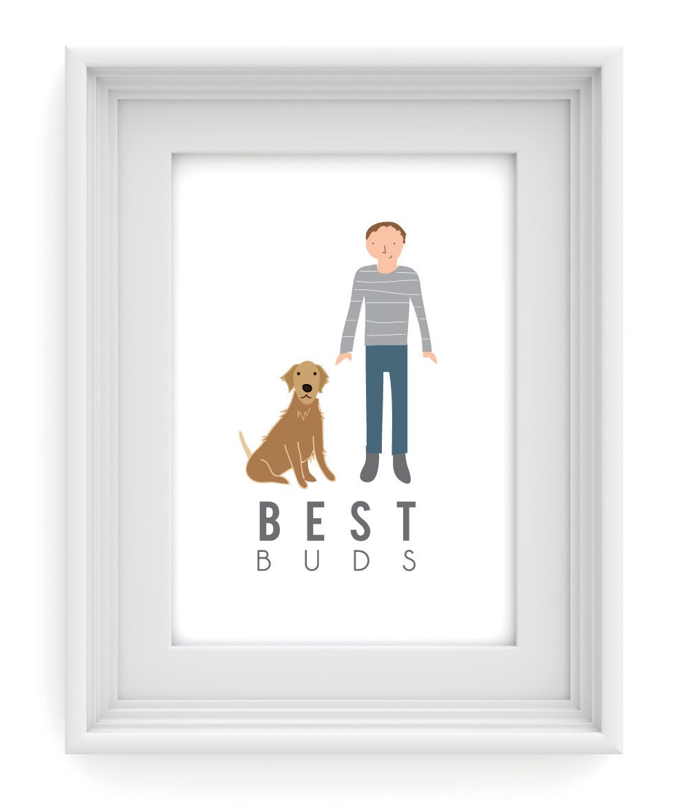 Custom Pet & Person Portrait