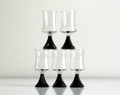 Vintage Pedestal Cordial Glasses