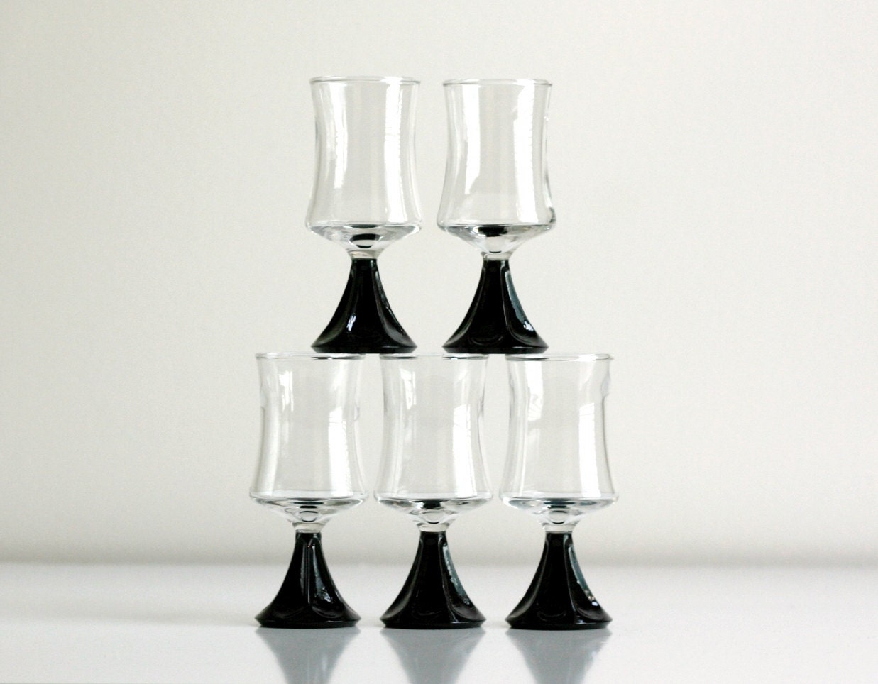 Vintage Pedestal Cordial Glasses