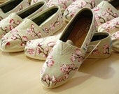 Bridal Party TOMS - shoes included, your design, seven pairs, custom made