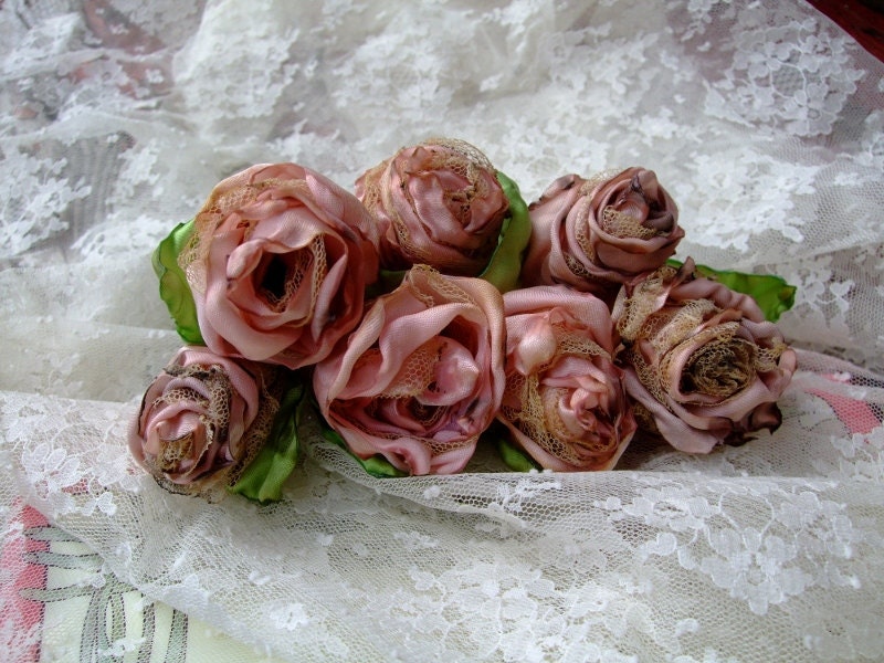 Wedding Bouquet, Wedding Flowers, Boutonnieres, Red, Tea Stained baby blue, golden yellow, and pink flowers, Handmade, made to order