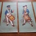 Vintage Pete Hawley Lithograph Prints, Drummer Boy, Complete Set of 4