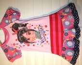 VANELLOPE...super cool funky recycled upcycled repurposed pieced  dress or tunic size 5/6