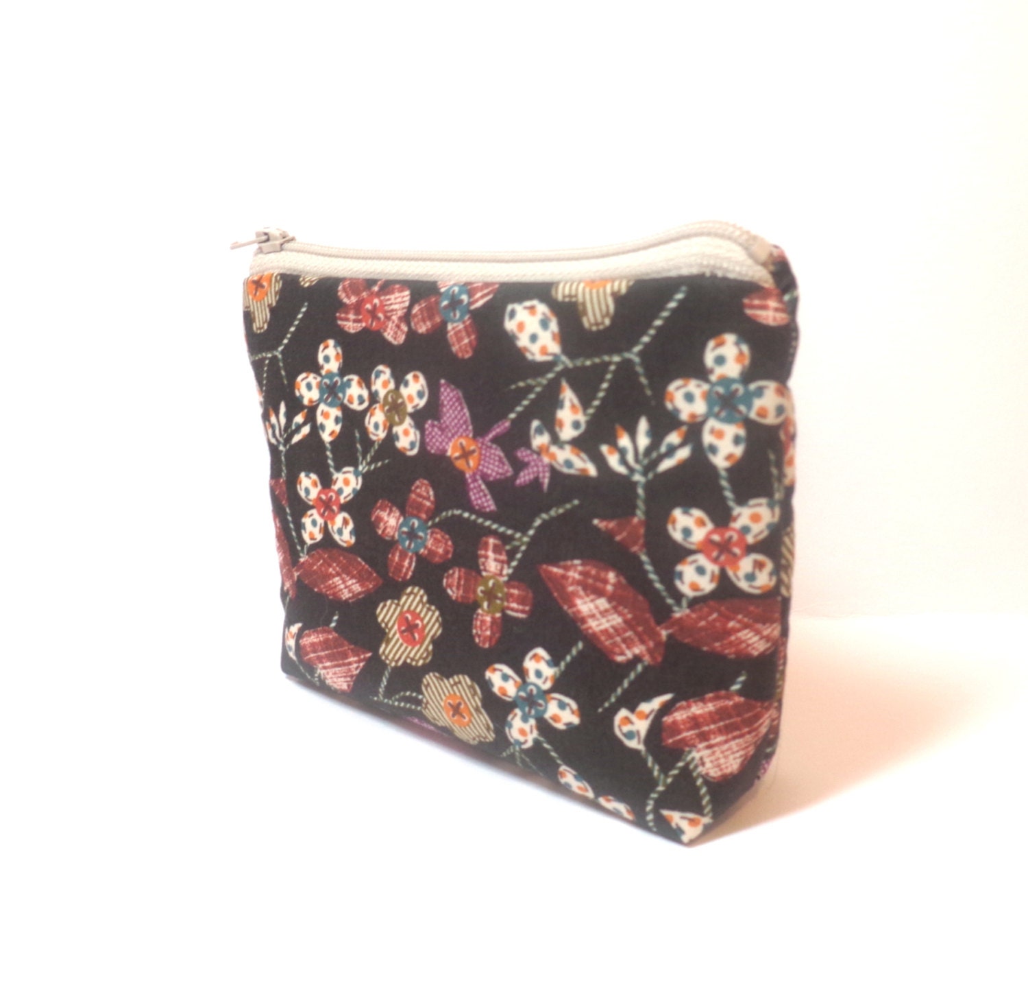 Small Zipper Pouch Small Wallet Cosmetic Pouch  Liberty of London Floral