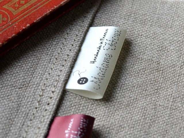 60 Custom Fabric labels Color Satin Clothing Labels