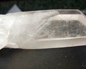 Large Pink Quartz Crystal  - natural raw - clear Quartz - medium lapidary supply specimen