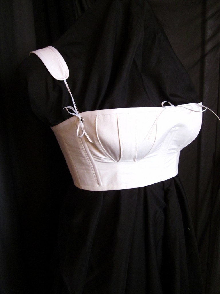 Regency Short Stays Cotton Corset - Ready to ship