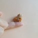 One of kind Tiny Brown Squirrel Miniature Ccrochet Animal Collectible