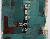 Painting "Unconscious No. 3" on water color paper