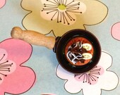 Choccy and Banana Pancakes Brooch