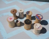 Destash VIntage wooden empty spools-Instant collection