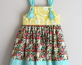 KNOT dress/ AMANDA knot dress/ SUMMER dress/ 12 mo - 5t