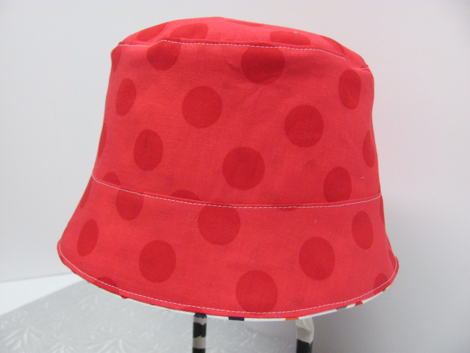 NEW Reversible Bucket HAT / Sun Hat / Newborn and up / 5 different sizes