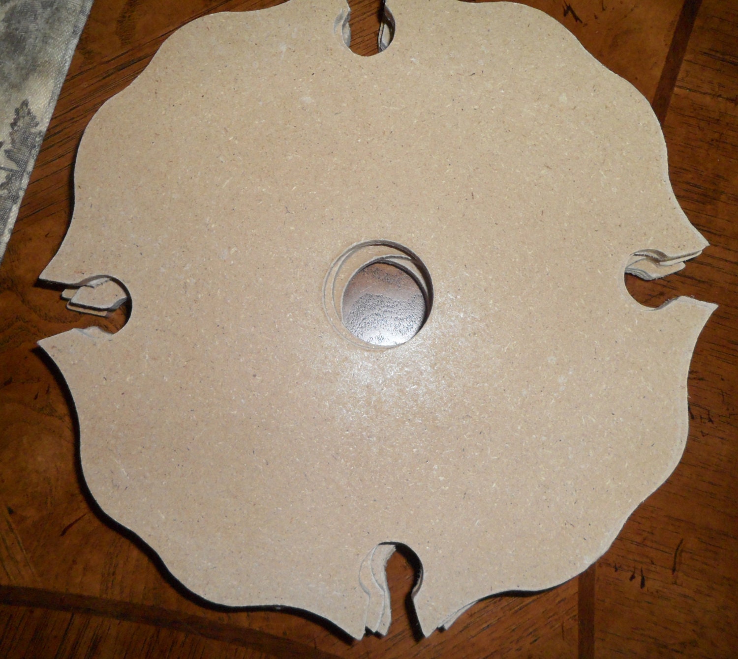 Wood (Over the Wine Bottle) 4 Wine Glass Holders-Ready to Paint-Made in USA MDF