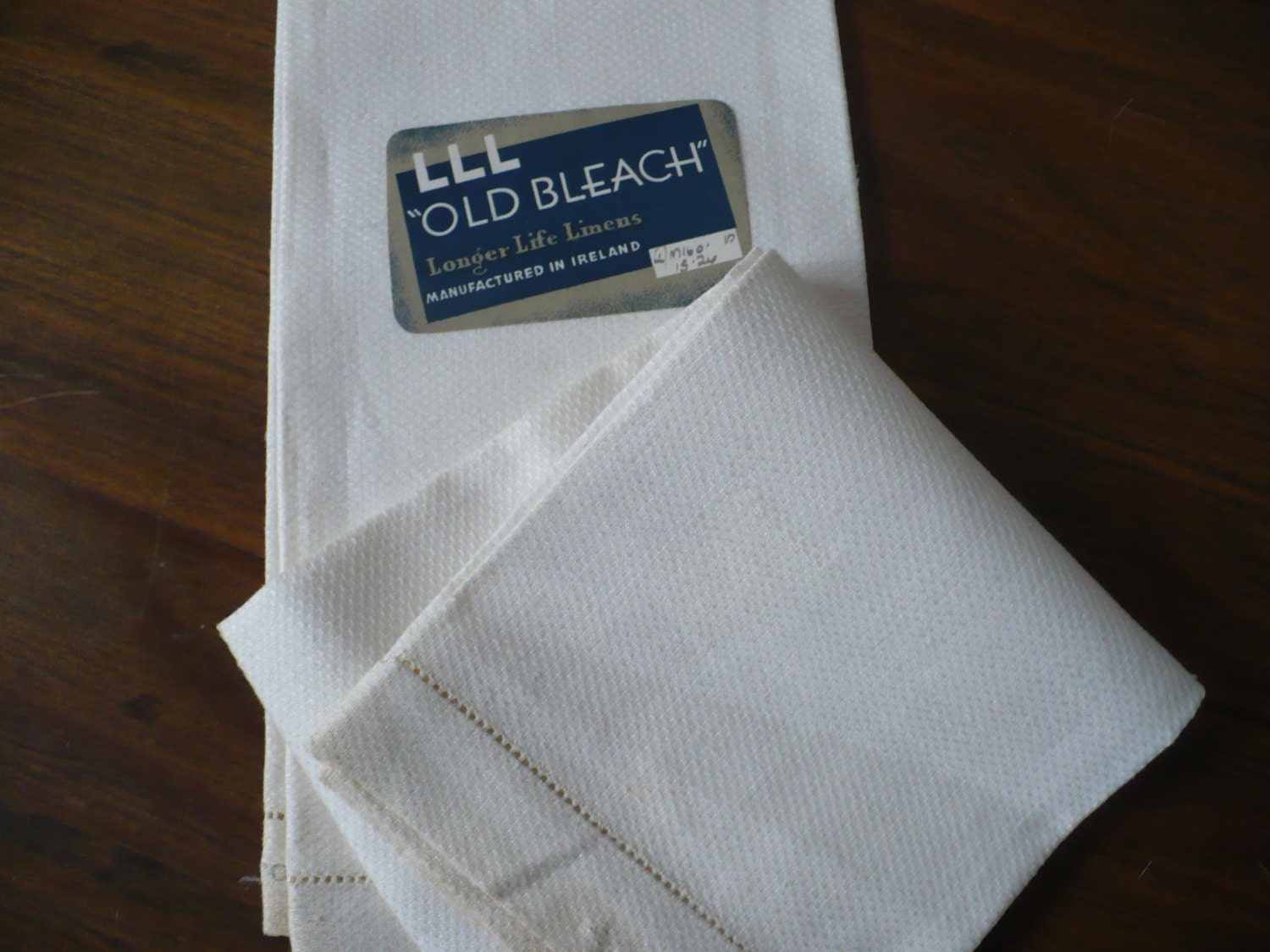 Vintage Pair of Irish Linen Tea Towels