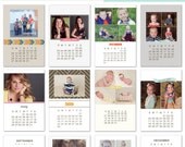 2013 New Year Calendar Set - 11x 17in - Templates for Photographers