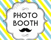 DIY. PRINTABLE PDF. Photo Booth Sign. Photo Booth Prop. Photobooth Prop. Wedding Reception