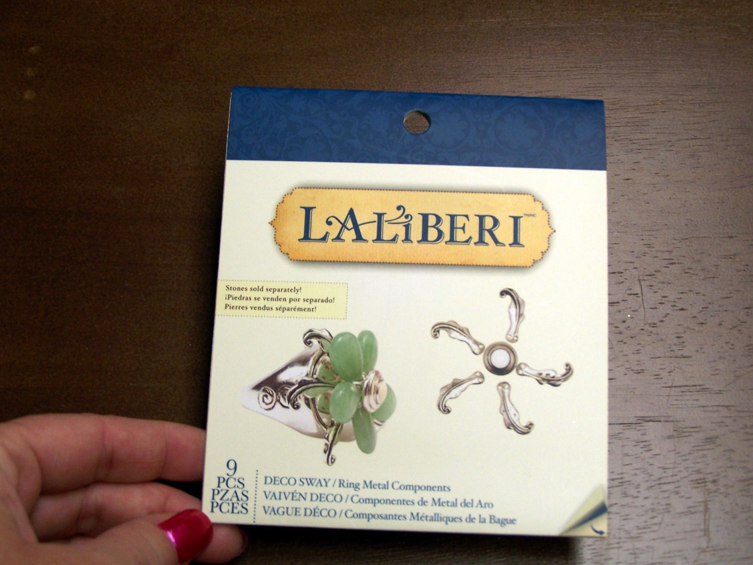DESTASH - LaLiberi Sunburst Silver Ring Kit