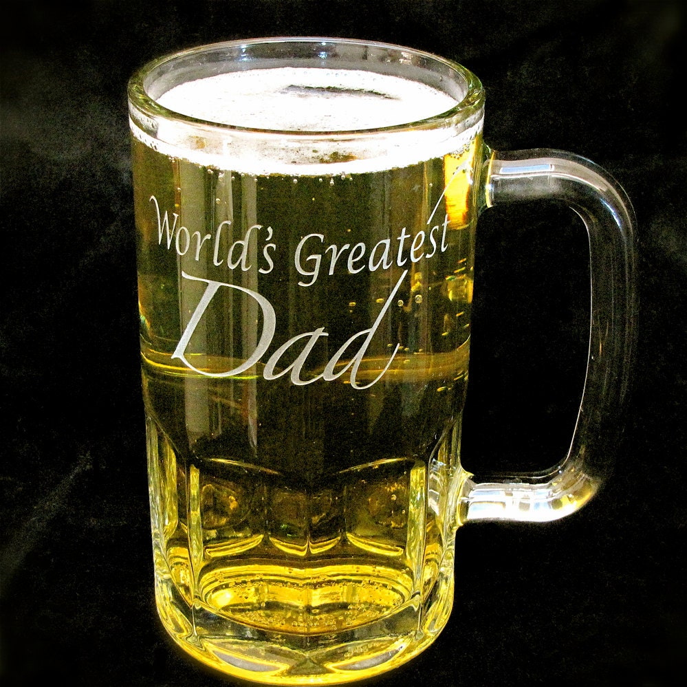 Father of the Bride Gift - World's Greatest Dad Beer Stein - Father of the Groom Gift