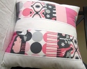 Zoology Quilted Patchwork Pillow -- 18 Inch