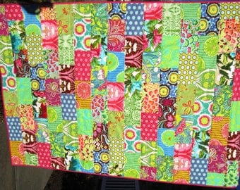 Soul Blossoms Quilt -- Throw Size