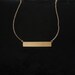 Celebrity Nameplate Necklace in 14kt Gold