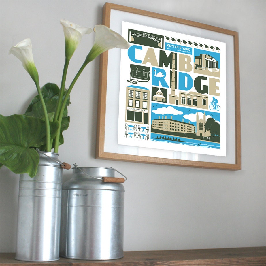 Typographic Cambridge print