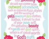 Beauty 8x10 inch art print on 8.5x11 white matte paper