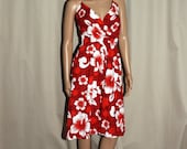 Vintage 1960's Hawaiian print sundress