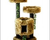 LUXURY Cat FURNITURE SALE 4' Trees Designer Cat Beds Custom Cat Trees Condos Unique Modern Cat Furniture Scratching Posts Free Shipping.