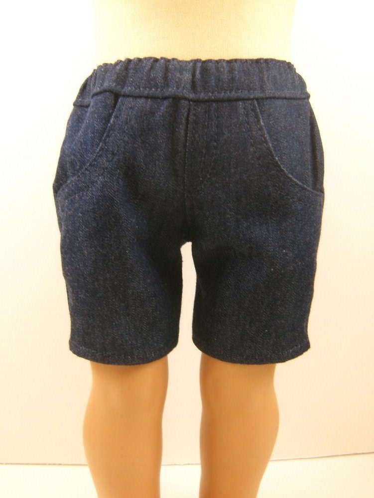 Made For 18 Inch Doll Clothes Denim  Long Shorts Bermuda Style Girls Toy