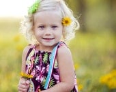 Carnival Bloom (brown) dress