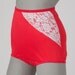 1960's Red Panties - High Waist with Lace - NOS