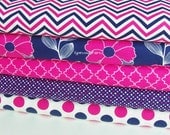 Camelot Fabrics In The Navy Bundle 5 yards total