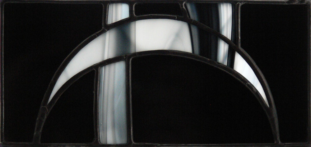 Stained Glass Postcard from Saturn