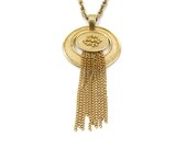 Vintage Avon Goldtone Tassel Pendant Necklace