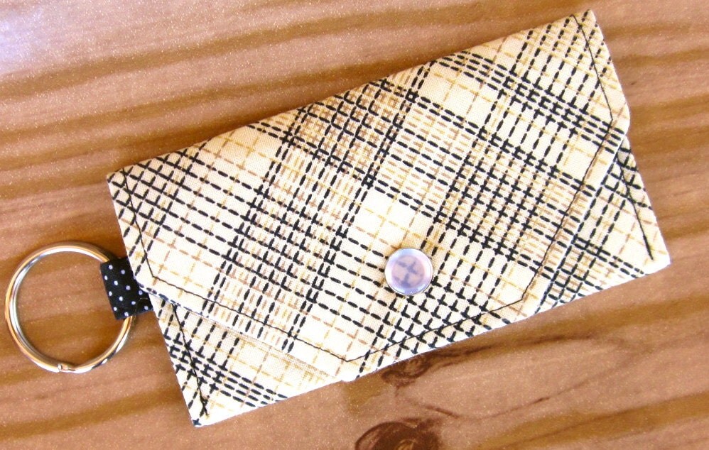 Card Holder Wallet Keychain  -