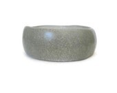 Resin Bangle Bracelet - Chunky Grey Sparkle