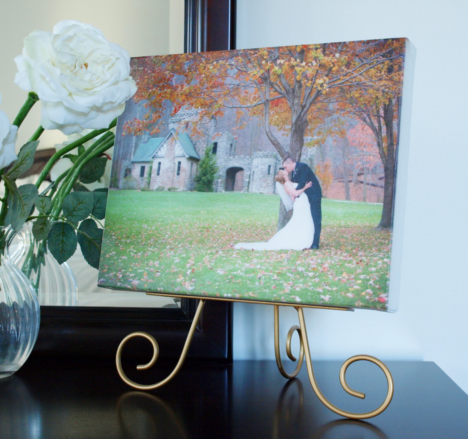 Your Own Photo Printed on Canvas-  Black and White or Color 16 X 20 Deep Profile