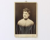 embroidered cabinet card Forgotten no.31