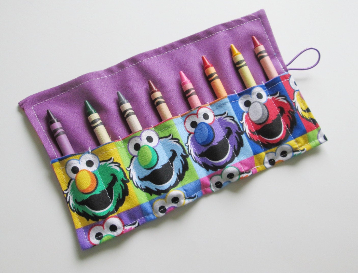 Crayon Roll - Elmo (holds 8)