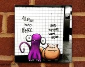 We Were Here (8x8 Critter Art)