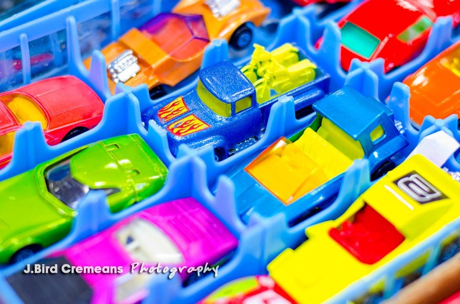 Blue Toy Truck 6x9 photograph