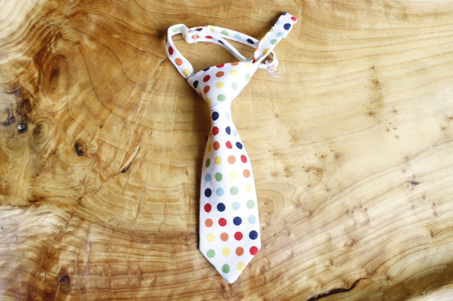 Scotty Polka Dot Newborn Boy Photography Prop Neck Tie - 0 - 3 Months Tie - Baby Boy Props, Newborn Props, Photography Props, Adjustable