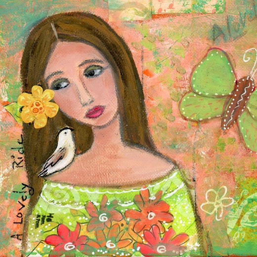 A Lovely Journey  6x6 Ceramic Tile